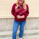 The Crimson Tide Script Sweater