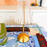 The Crystal Bloom Rechargeable Table Lamp