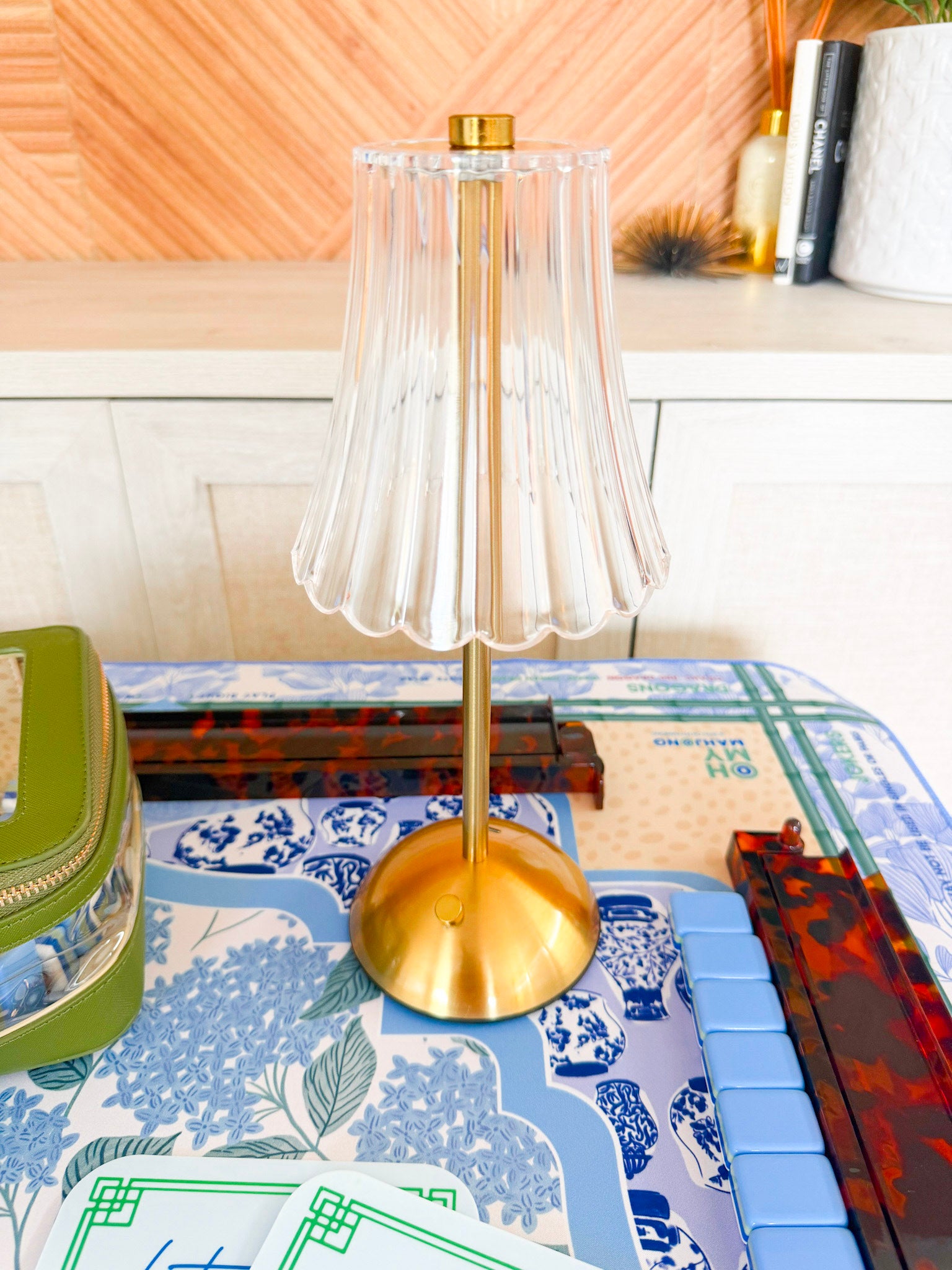 The Crystal Bloom Rechargeable Table Lamp