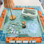 [The Pink Pineapple] Willow Isla Luxury Mahjong Tile Set Tablescape