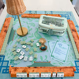 [The Pink Pineapple] Willow Isla Luxury Mahjong Tile Set Tablescape
