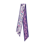 [Saturday Silks] Tri Sigma Skinny Scarf