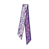 [Saturday Silks] Tri Sigma Skinny Scarf