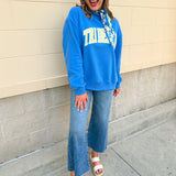Tri Delta Mock Neck Sweatshirt