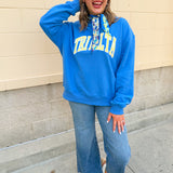 Tri Delta Mock Neck Sweatshirt