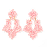 Michelle - Pink Taffy Earrings