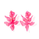 Flora - Azalea Pink Earrings