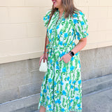 Verdant Muse Maxi Dress