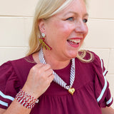 Golden Spear Noles Statement Earrings