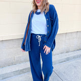 [Z Supply] All Day Knit Denim Jacket in Indigo