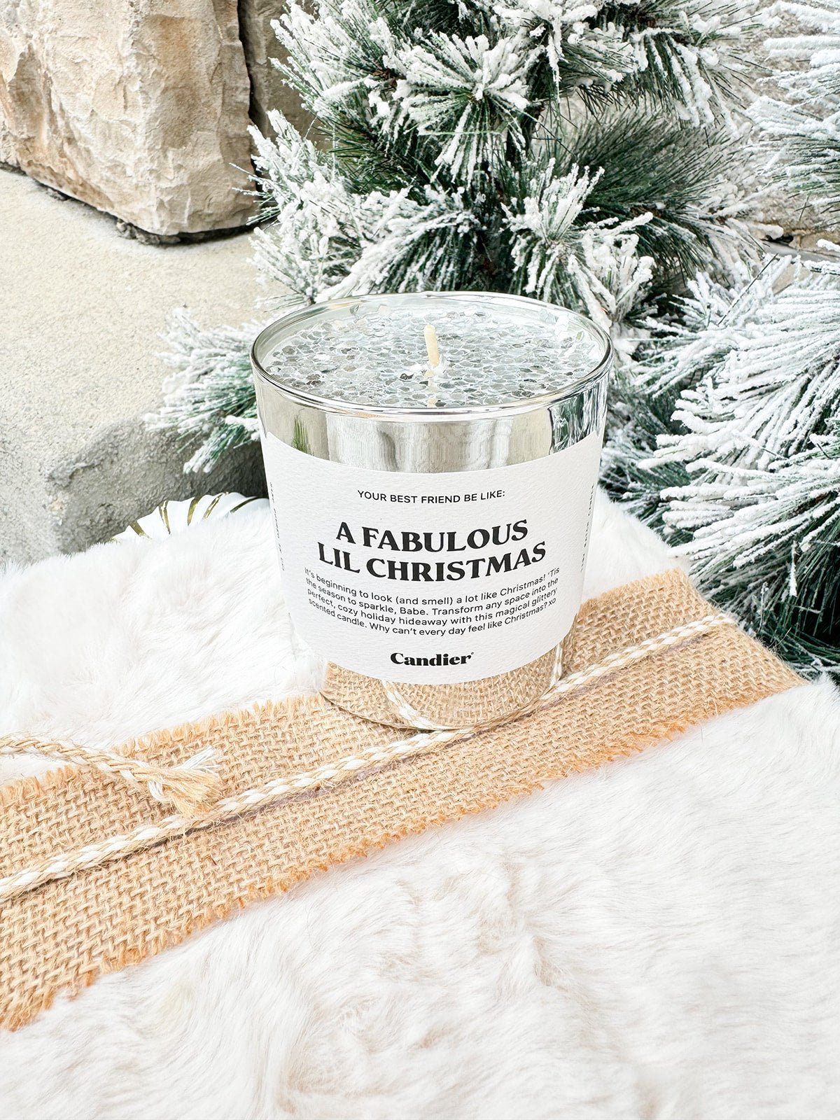 A Fabulous Lil Christmas Candle - The Pink Pineapple 850