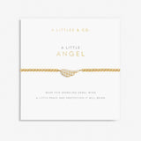 A Little 'Angel' Bracelet in Gold - Tone Plating - The Pink Pineapple 850