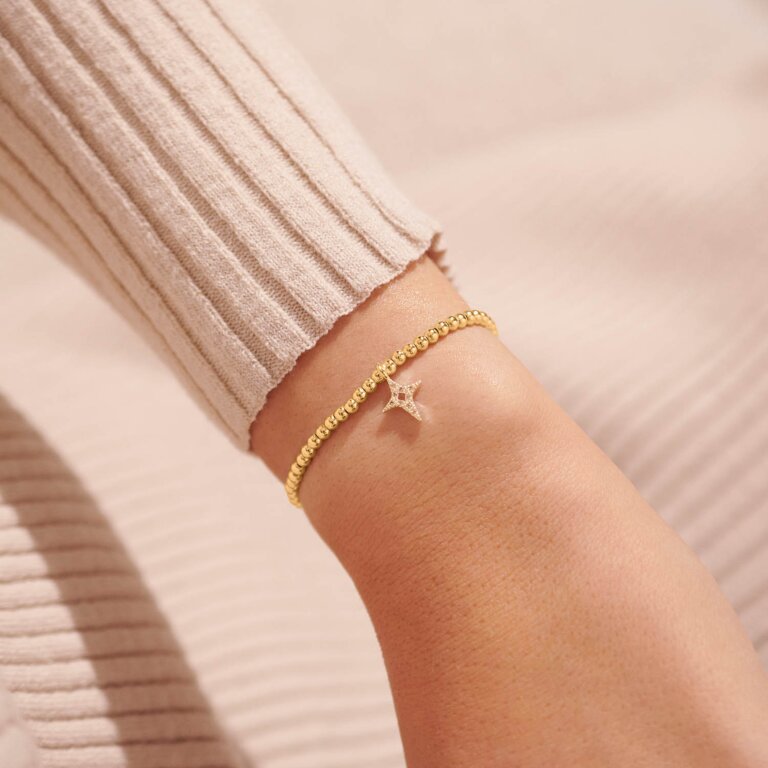 A Little 'Blessed To Have A Friend Like You' Bracelet in Gold - Tone Plating - The Pink Pineapple 850