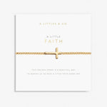[A Littles & Co] 'Faith' Bracelet in Gold - Tone Plating - The Pink Pineapple 850