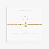 [A Littles & Co] 'Faith' Bracelet in Gold - Tone Plating - The Pink Pineapple 850