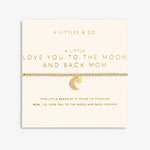 {A Littles & Co} Love You to The Moon And Back Mom Bracelet - The Pink Pineapple 850