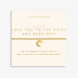 {A Littles & Co} Love You to The Moon And Back Mom Bracelet - The Pink Pineapple 850