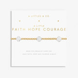[A Littles & Co]A Little 'Faith, Hope, Courage' Bracelet - The Pink Pineapple 850