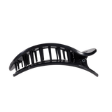 [Teleties] Flat Round Hair Clip | Black Polka Dot Party | Large
