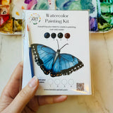 Morpho Butterfly Watercolor Kit