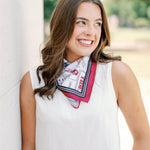 Alabama Pride Square Silk Scarf - The Pink Pineapple 850