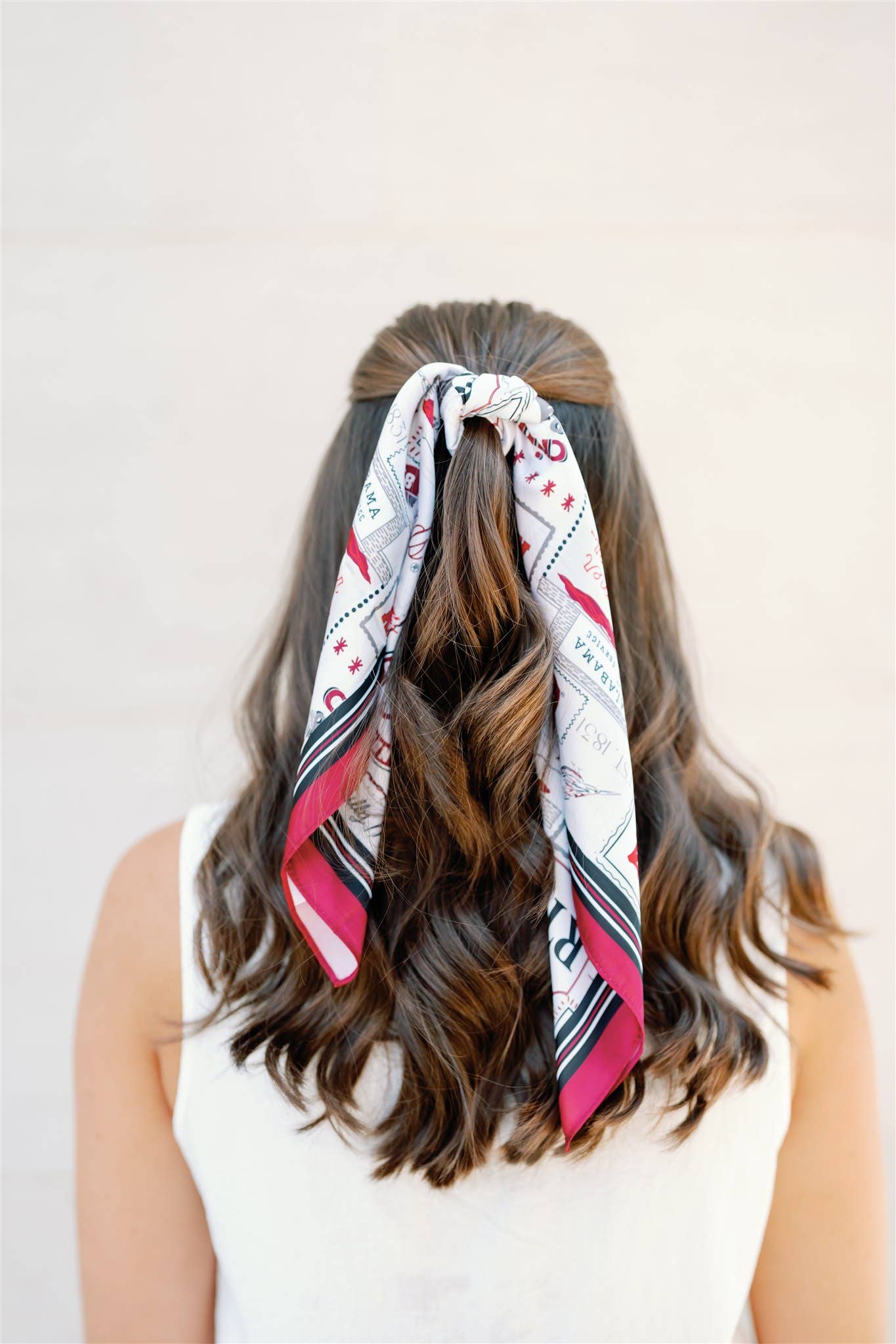 Alabama Pride Square Silk Scarf - The Pink Pineapple 850