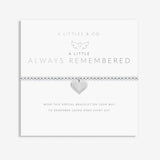 A Little 'Always Remembered' Bracelet in Silver