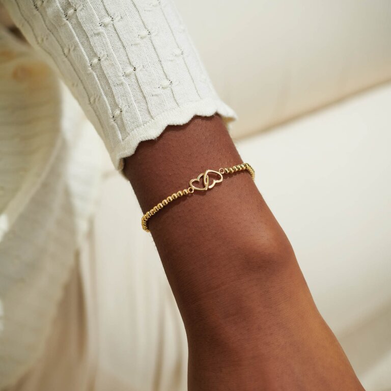 A Little 'Beautiful Friend' Bracelet in Gold-Tone Plating