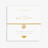 A Little 'Bee Lucky' Bracelet in Gold-Tone Plating | Front View