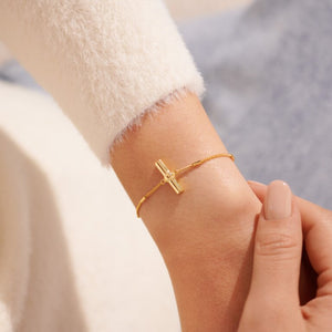 Aura Bar Bracelet in Gold-Tone Plating