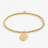 A Little 'Faith Over Fear' Bracelet in Gold-Tone Plating