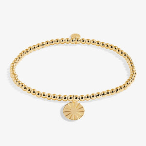 A Little 'Ray Of Sunshine' Bracelet in Gold-Tone Plating | Front View