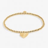 A Little 'She Believed She Could So She Did' Bracelet in Gold-Tone Plating