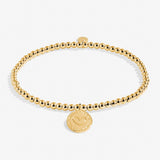 A Little 'Friends Are Family You Choose' Bracelet in Gold-Tone Plating