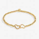 Forever Yours 'You Have A Heart Of Gold' Bracelet in Gold-Tone Plating