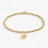 A Little 'Thank You Teacher' Bracelet in Gold-Tone Plating | Front View