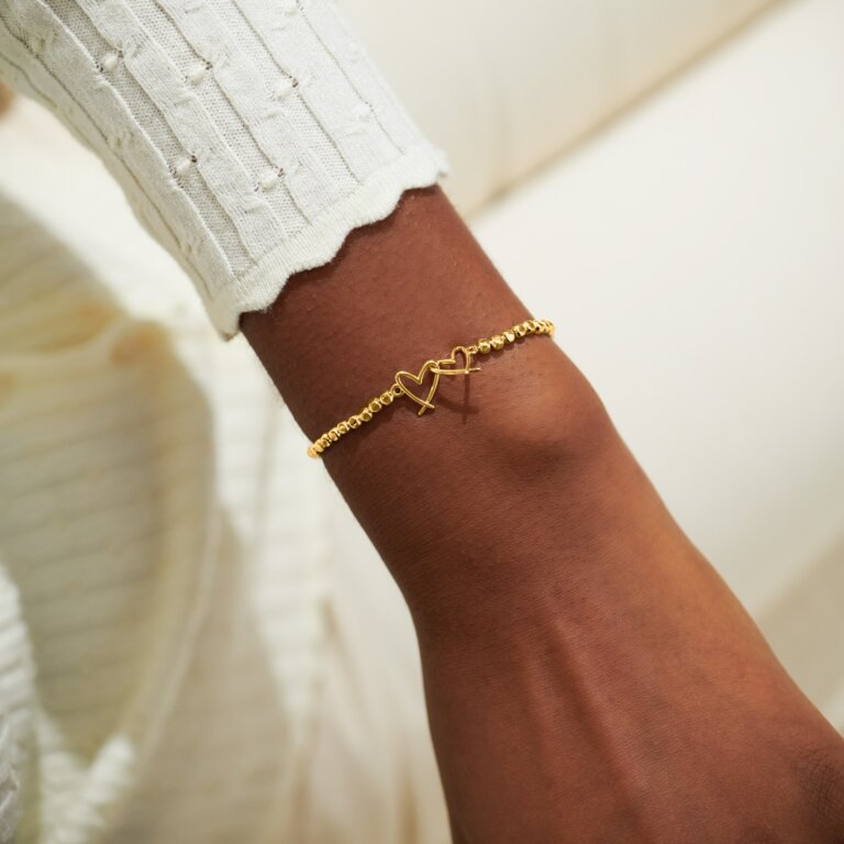 Forever Yours 'Lots Of Love' Bracelet in Gold-Tone Plating