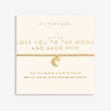 {A Littles & Co} Love You to The Moon And Back Mom Bracelet