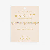 A Littles & Co Multi Stone Anklet