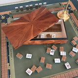 Alderwood Mahjong Tile Box - The Pink Pineapple 850