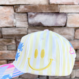 “All Oopsies No Daisies” Yellow Striped Trucker Hat - The Pink Pineapple 850