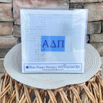 Alpha Delta Pi 3x2 Needlepoint Kit - The Pink Pineapple 850