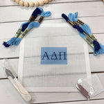 Alpha Delta Pi 3x2 Needlepoint Kit - The Pink Pineapple 850