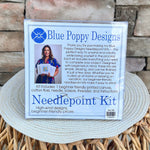 Alpha Delta Pi 3x2 Needlepoint Kit - The Pink Pineapple 850