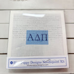Alpha Delta Pi 3x2 Needlepoint Kit - The Pink Pineapple 850