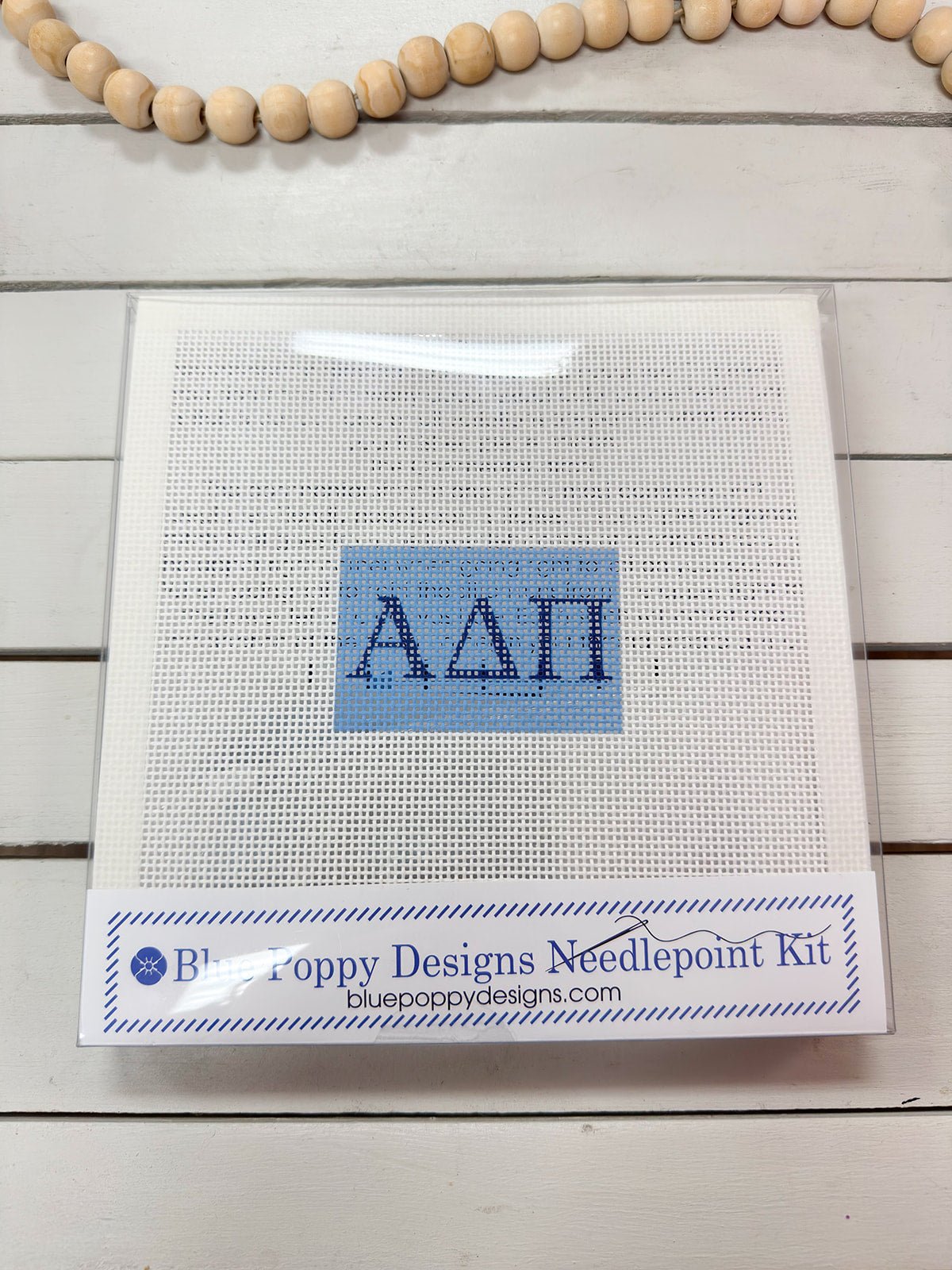Alpha Delta Pi 3x2 Needlepoint Kit - The Pink Pineapple 850
