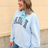 Alpha Delta Pi Mock Neck Crewneck - The Pink Pineapple 850