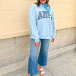 Alpha Delta Pi Mock Neck Crewneck - The Pink Pineapple 850