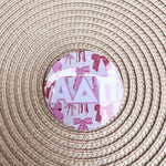 Alpha Delta Pi Pink Bow Button Pin - The Pink Pineapple 850