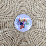 Alpha Delta Pi Retro Rainbow Button Pin - The Pink Pineapple 850